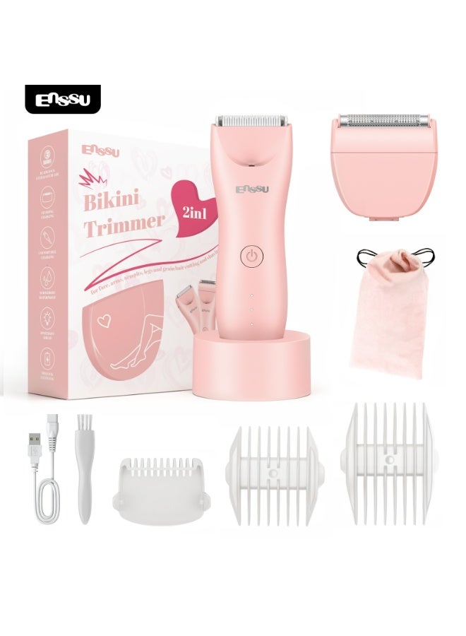 ENSSU 2-in-1 Women's Razor – Smoothness and Confidence in Every Touch, Pink - Image 3